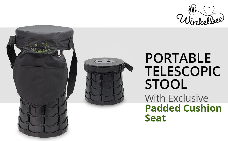 The All Black SwiftSeat Collapsible Stool